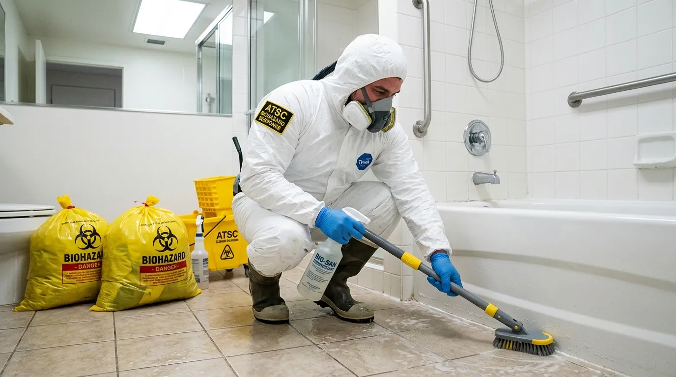 Decontamination equipment deployed for Blood Cleanup in Lisle